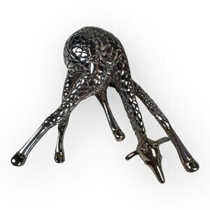 Vintage‎ Silver Giraffe Brooch